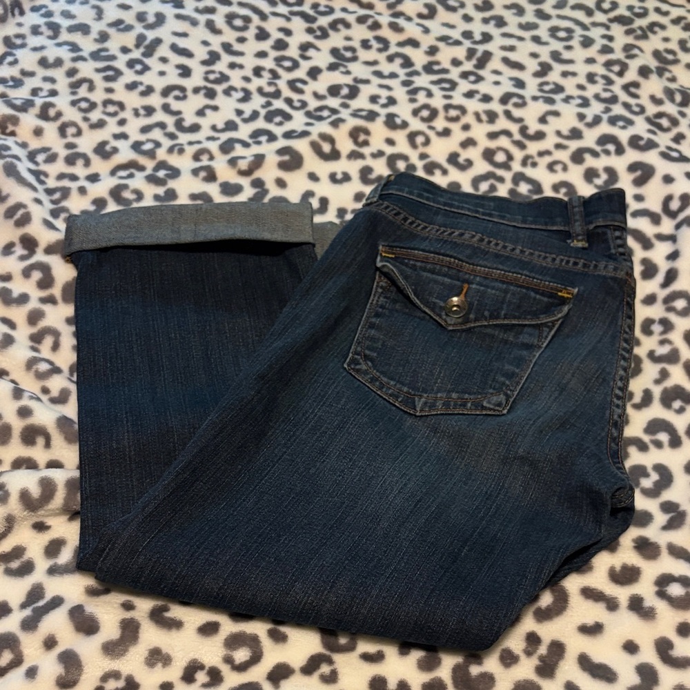 Lucky Brand Dark Wash Women's Cropped Jeans